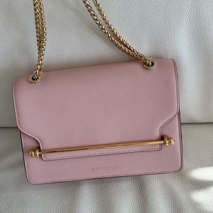 Strathberry quartz pink east west bag new sold out